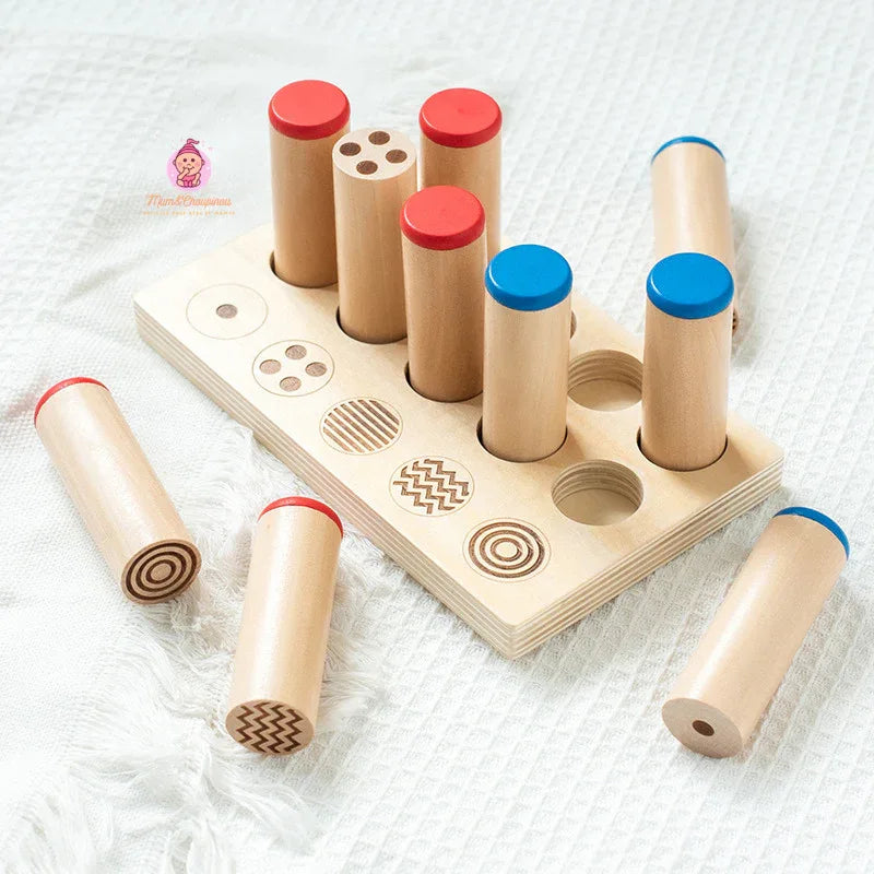Jeu d’éveil en bois Montessori