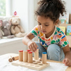 Jeu d’éveil en bois Montessori