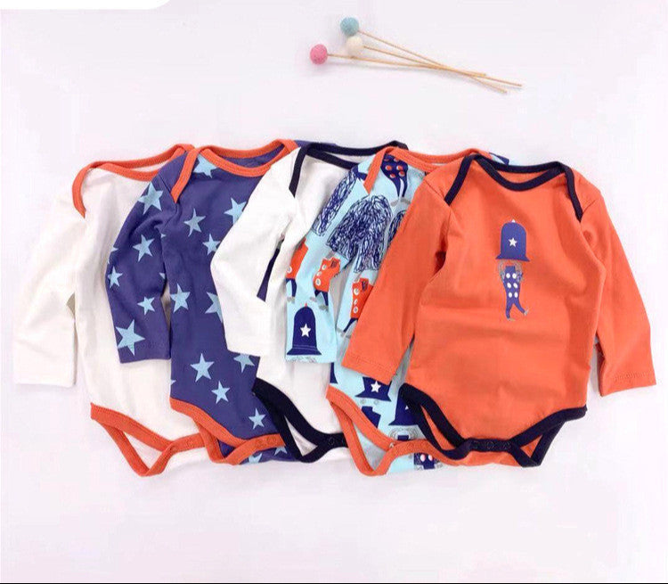 Lot de 5 bodies manches longues pour bébé - Mum&Choupinou #