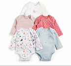 Lot de 5 bodies manches longues pour bébé - Mum&Choupinou #
