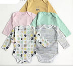 Lot de 5 bodies manches longues pour bébé - Mum&Choupinou #