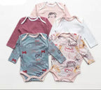 Lot de 5 bodies manches longues pour bébé - Mum&Choupinou #