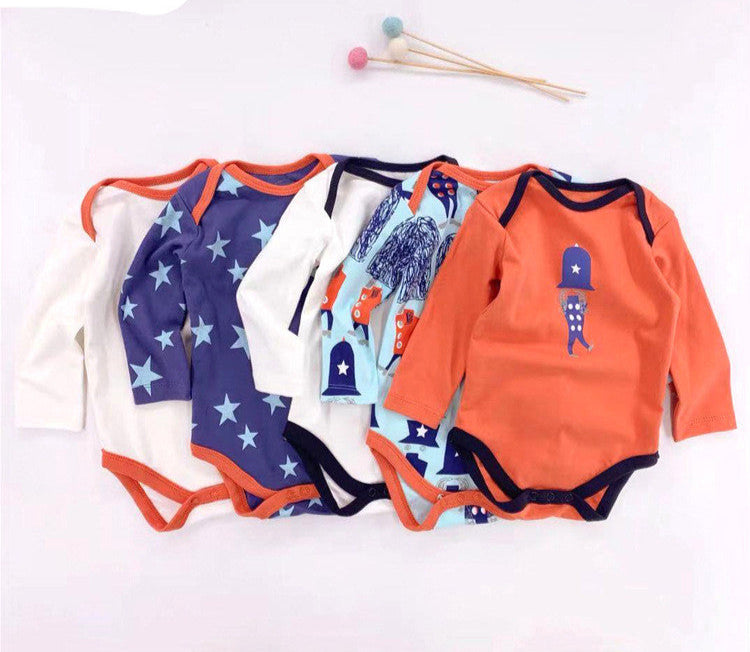 Lot de 5 bodies manches longues pour bébé - Mum&Choupinou #