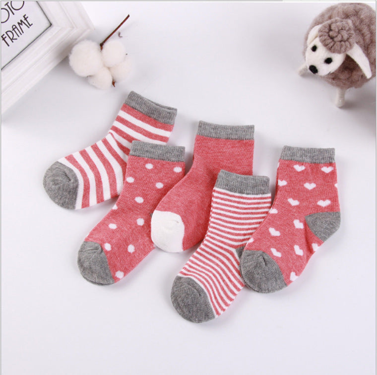 Lot de 5 chaussettes enfant 