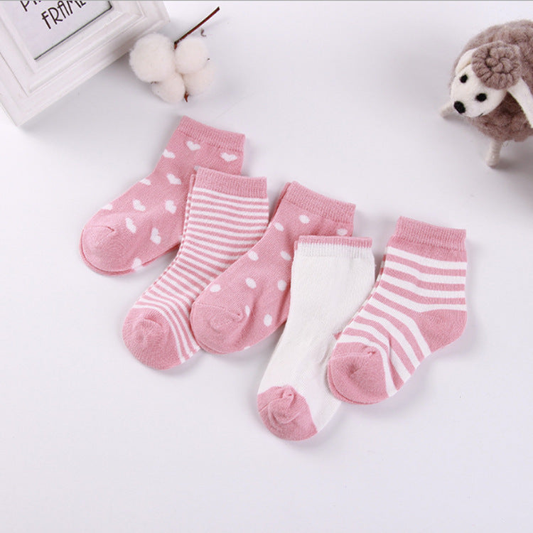 Lot de 5 chaussettes enfant 