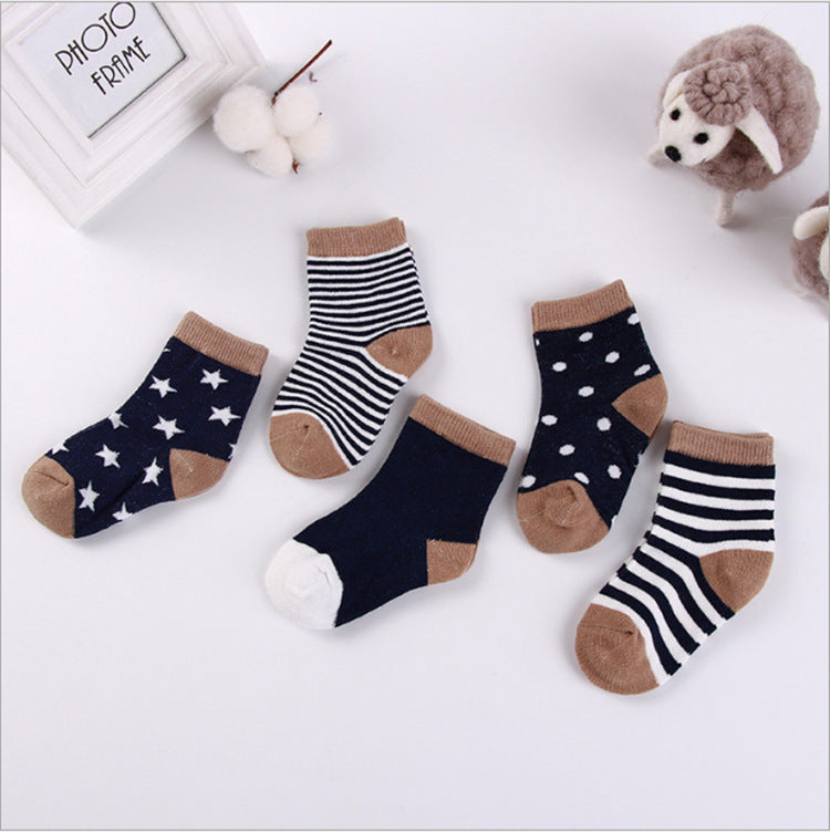 Lot de 5 chaussettes enfant 