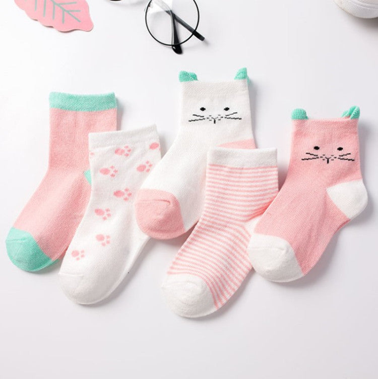 Lot de 5 chaussettes enfant 