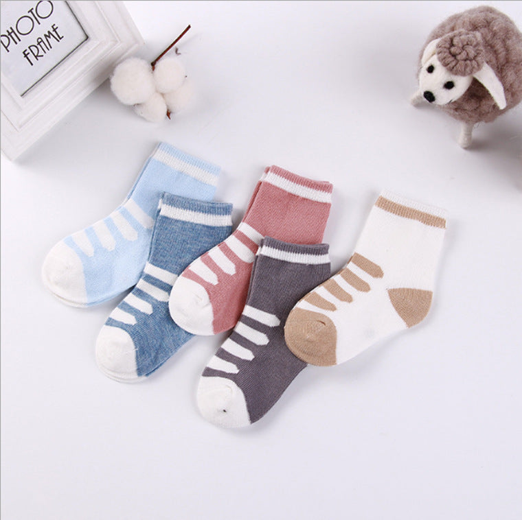 Lot de 5 chaussettes enfant 