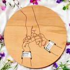 Support souvenir bracelet de naissance