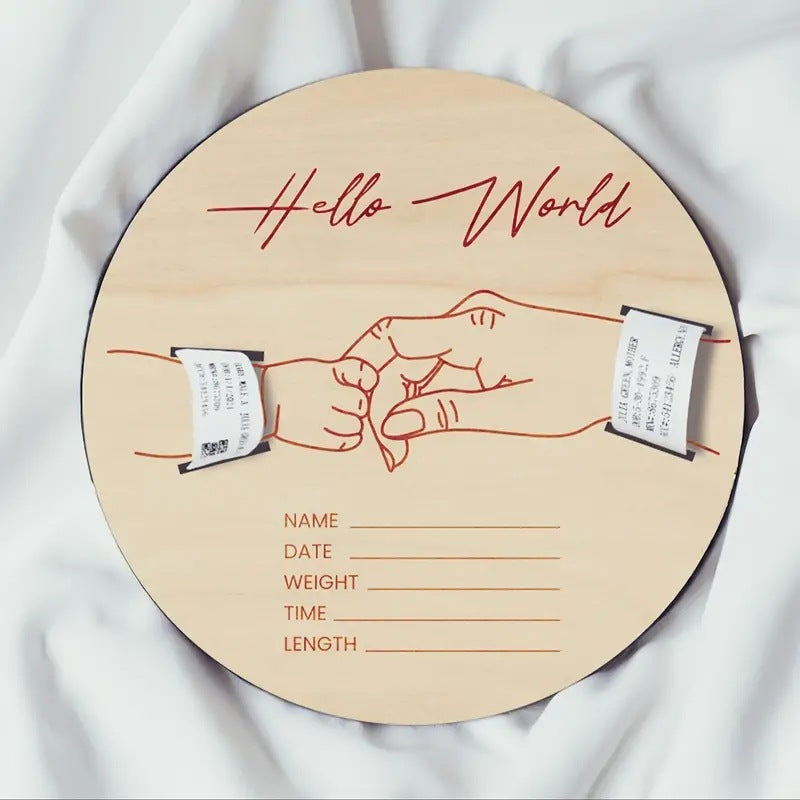 Support souvenir bracelet de naissance