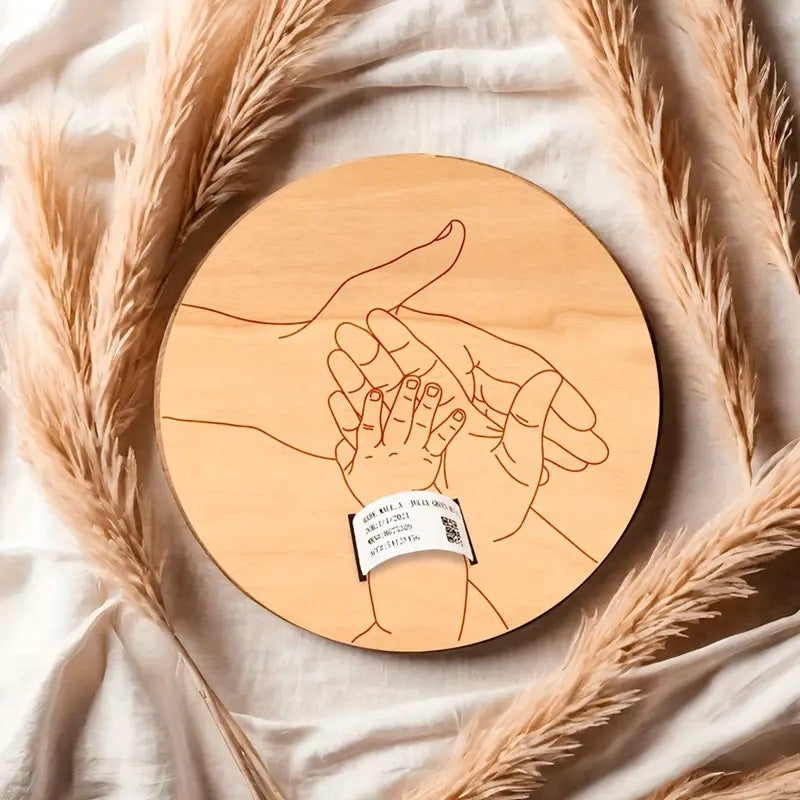 Support souvenir bracelet de naissance