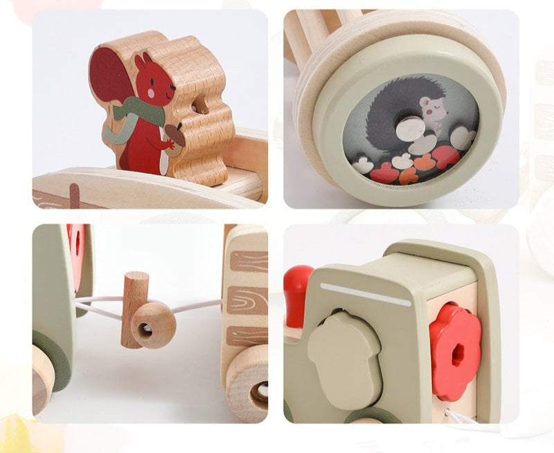 Puzzle-train en bois pour enfant