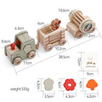 Puzzle-train en bois pour enfant