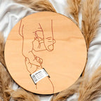 Support souvenir bracelet de naissance