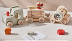 Puzzle-train en bois pour enfant