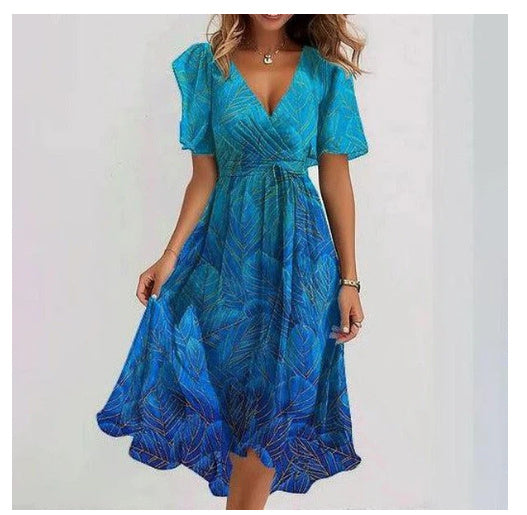 Robe d'été en mousseline de soie 