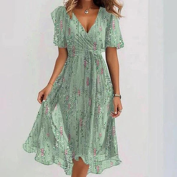 Robe d'été en mousseline de soie 
