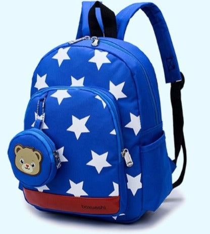 Sac d'école motif étoiles 