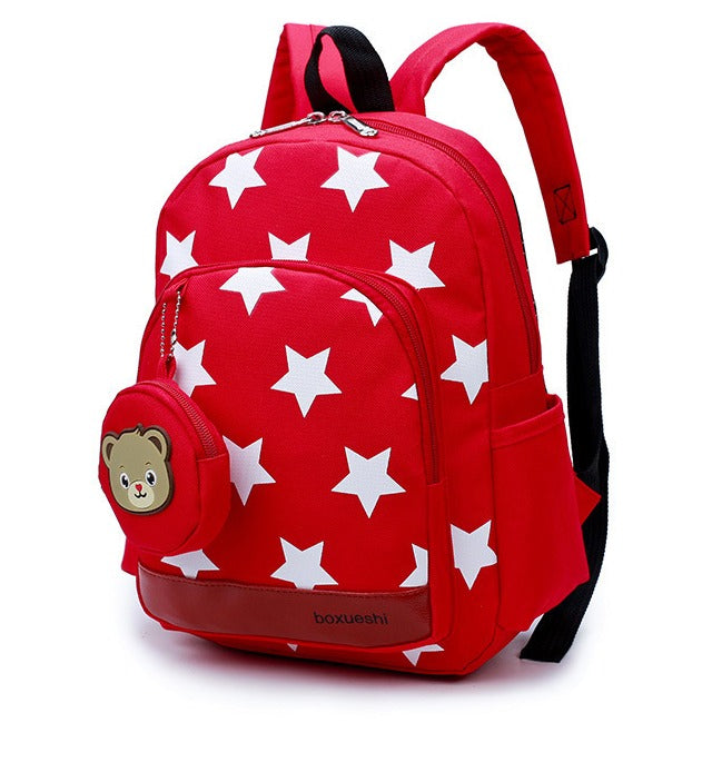 Sac d'école motif étoiles 