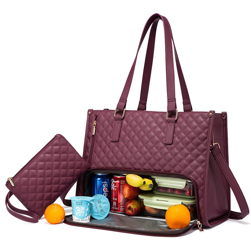 Sac femme polyvalent avec compartiment lunch box - Mum&Choupinou #