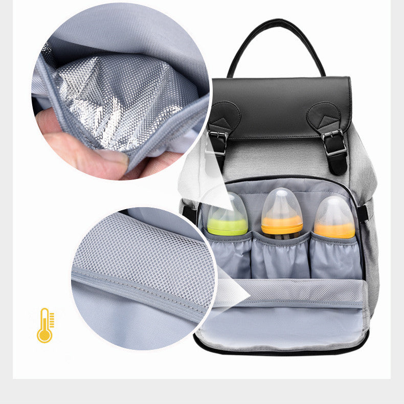 Sac à langer bicolore - La Grande Classe - Mum&Choupinou #