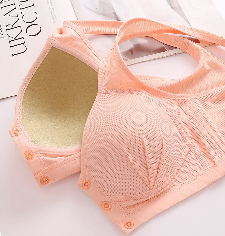 Soutien-gorge d'allaitement à boutons