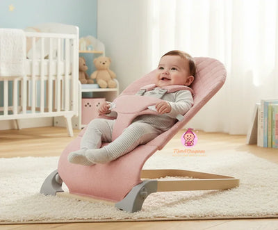 Transat bébé avec support finition bois
