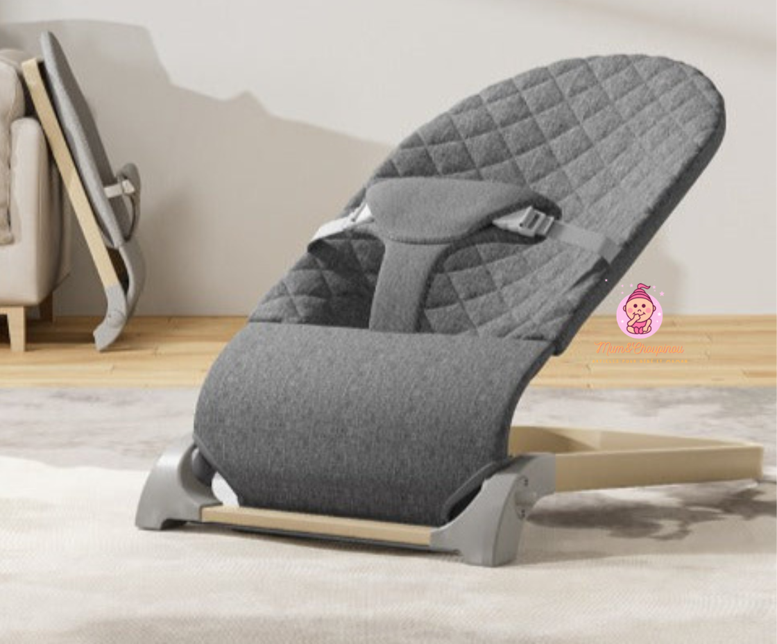 Transat bébé avec support finition bois