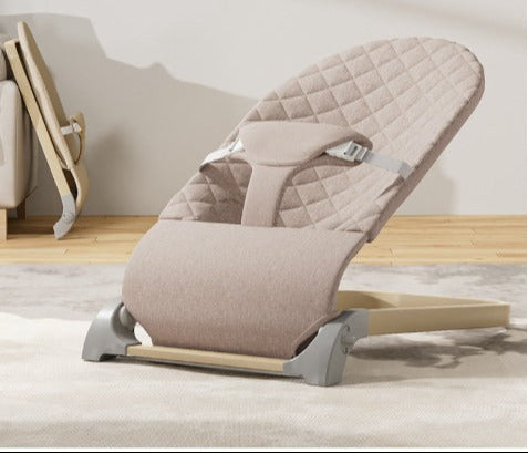 Transat bébé avec support finition bois