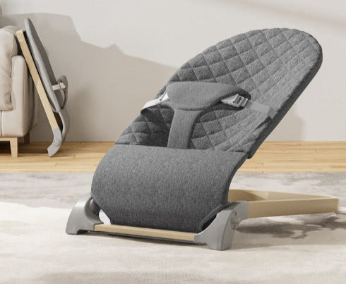 Transat bébé avec support finition bois