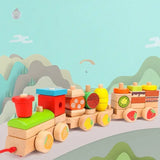Train en bois à assembler