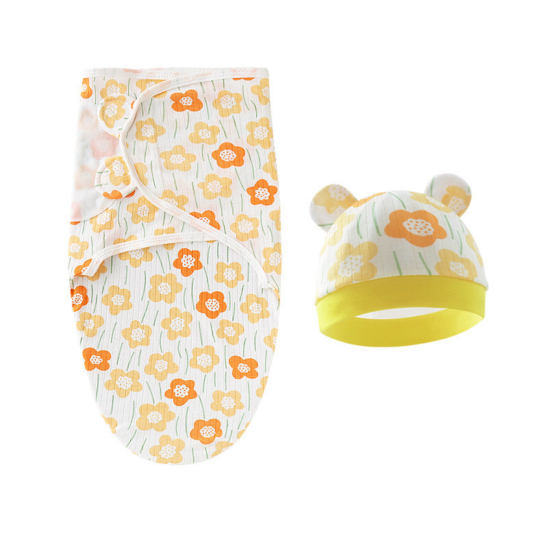 Couverture d'emmaillotage avec bonnet