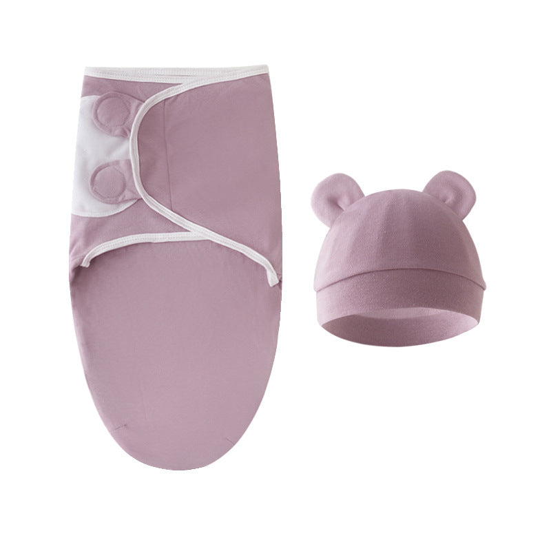Couverture d'emmaillotage avec bonnet