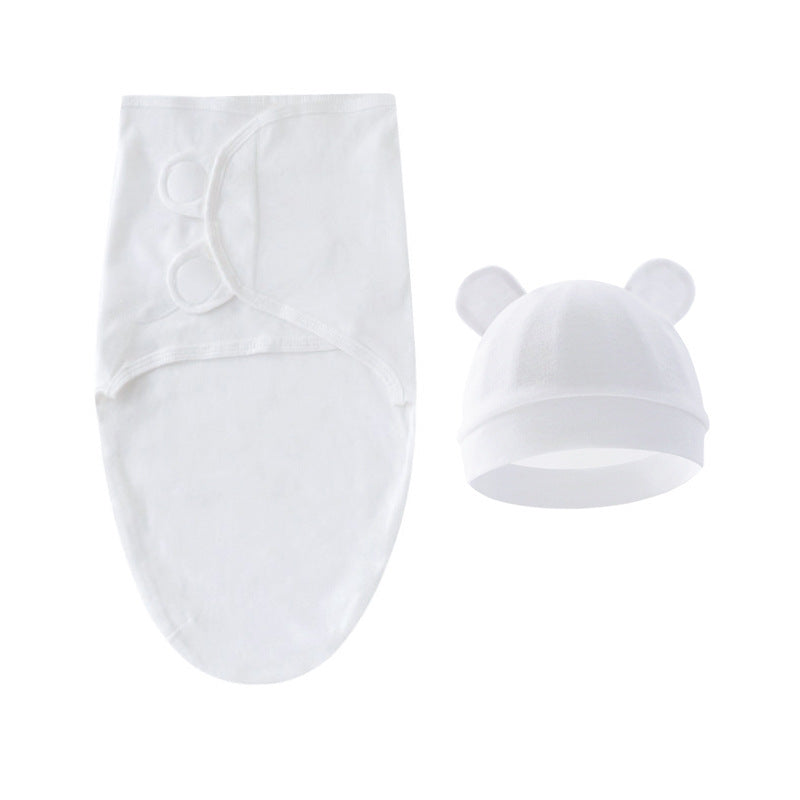 Couverture d'emmaillotage avec bonnet