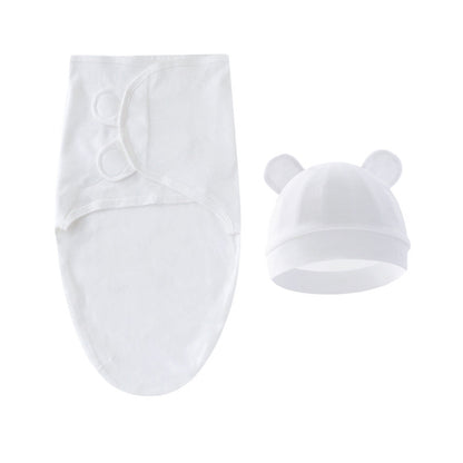 Couverture d'emmaillotage avec bonnet
