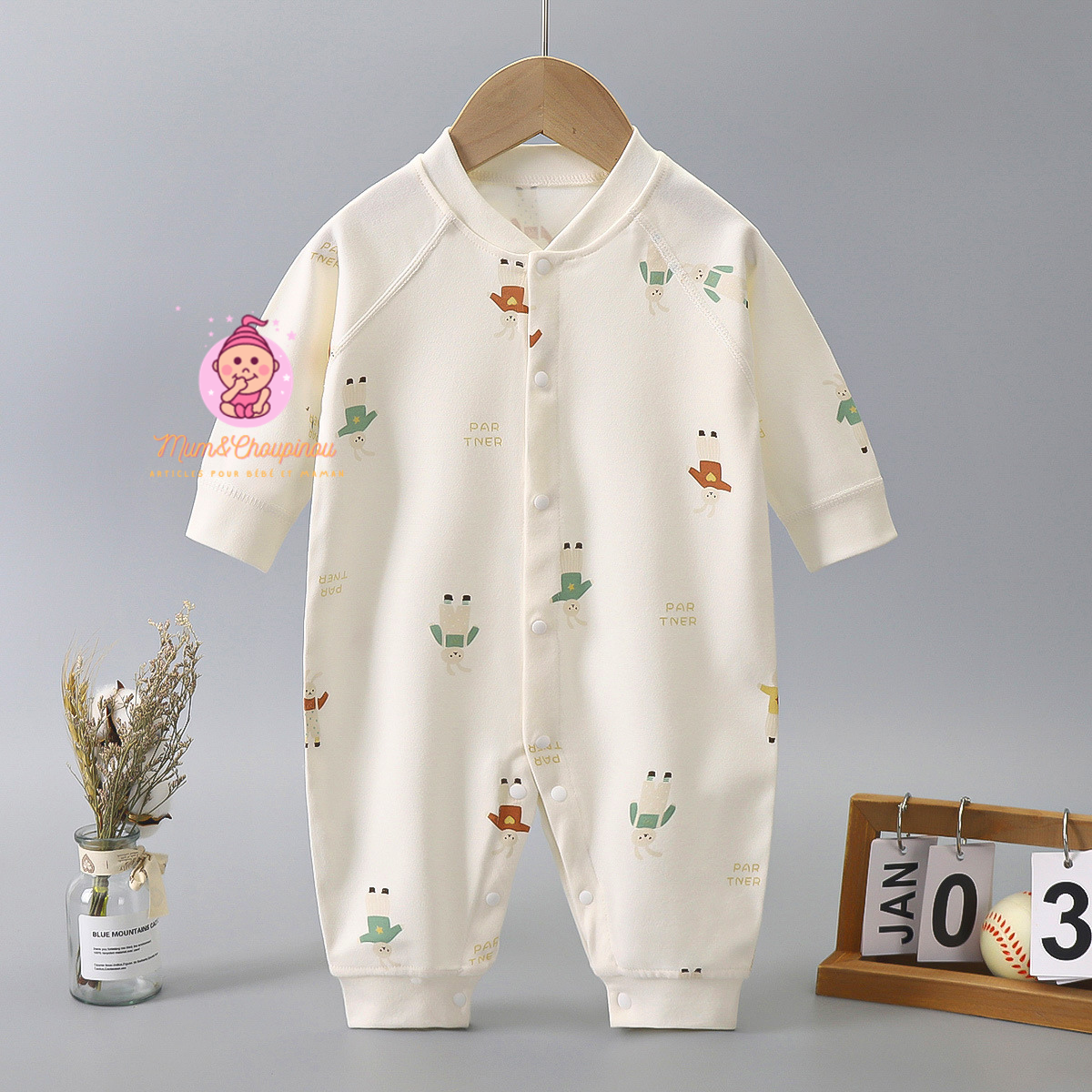 Combinaison grenouillère bébé