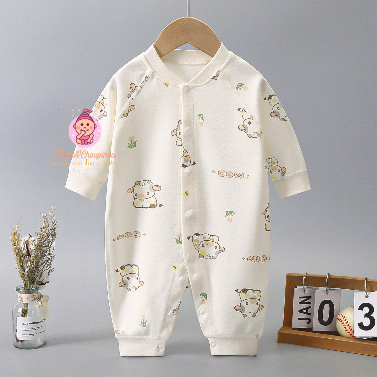 Combinaison grenouillère bébé