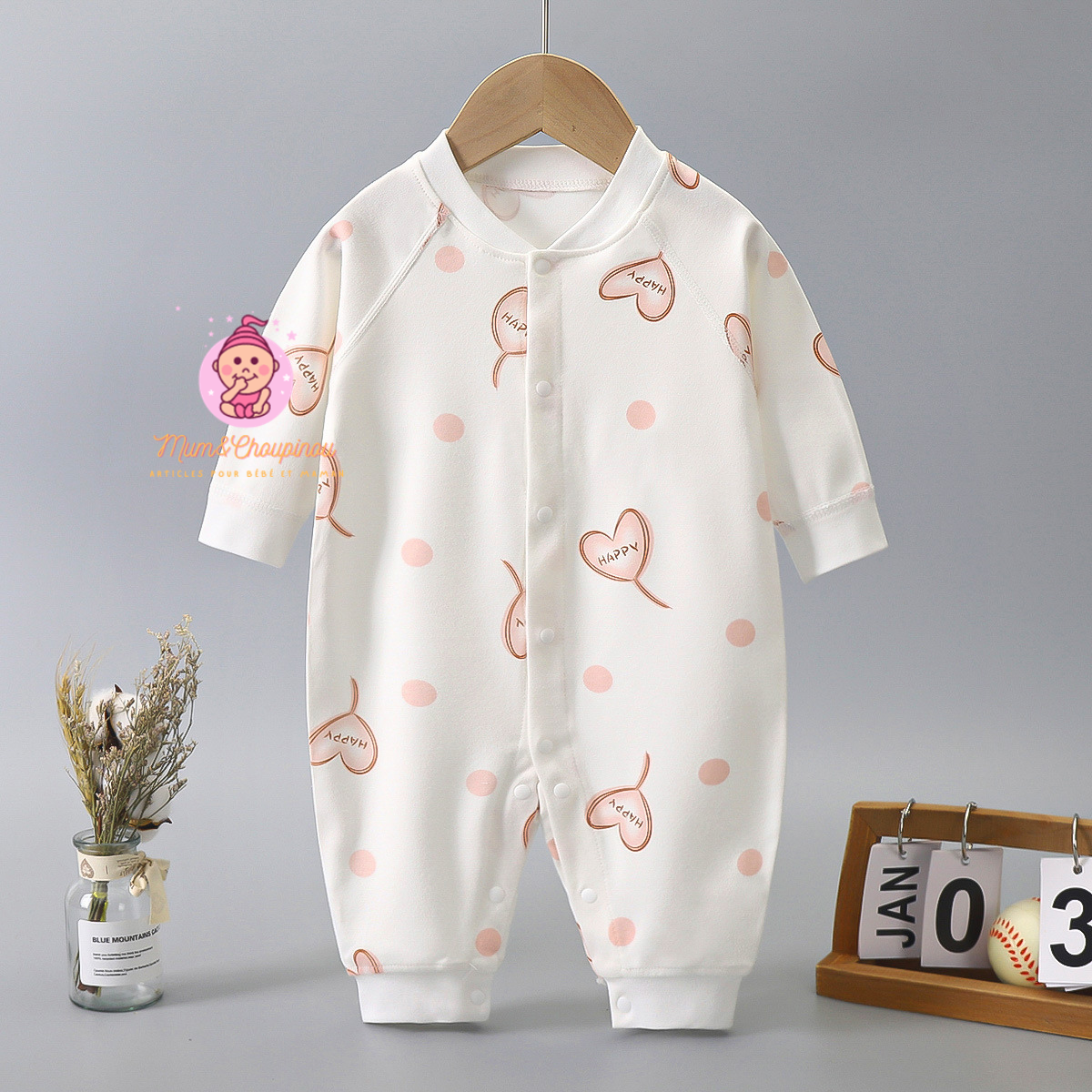 Combinaison grenouillère bébé