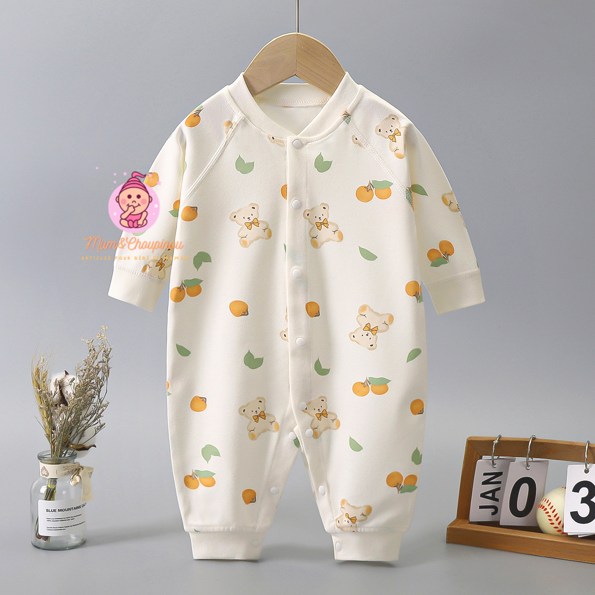 Combinaison grenouillère bébé