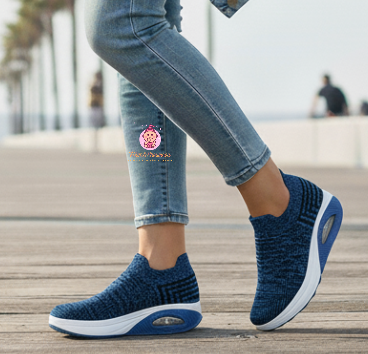 Baskets respirantes en mesh pour femme