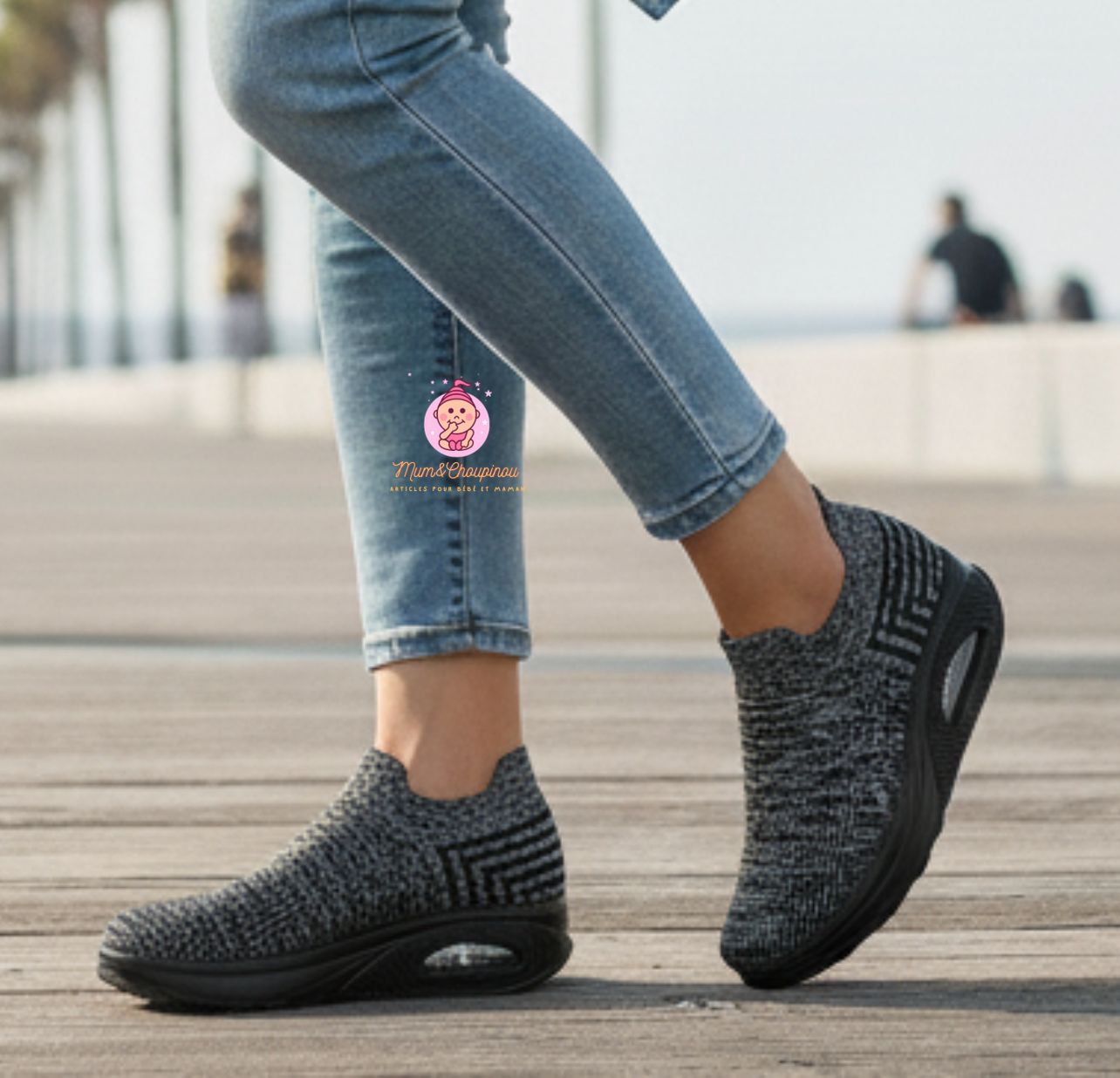 Baskets respirantes en mesh pour femme