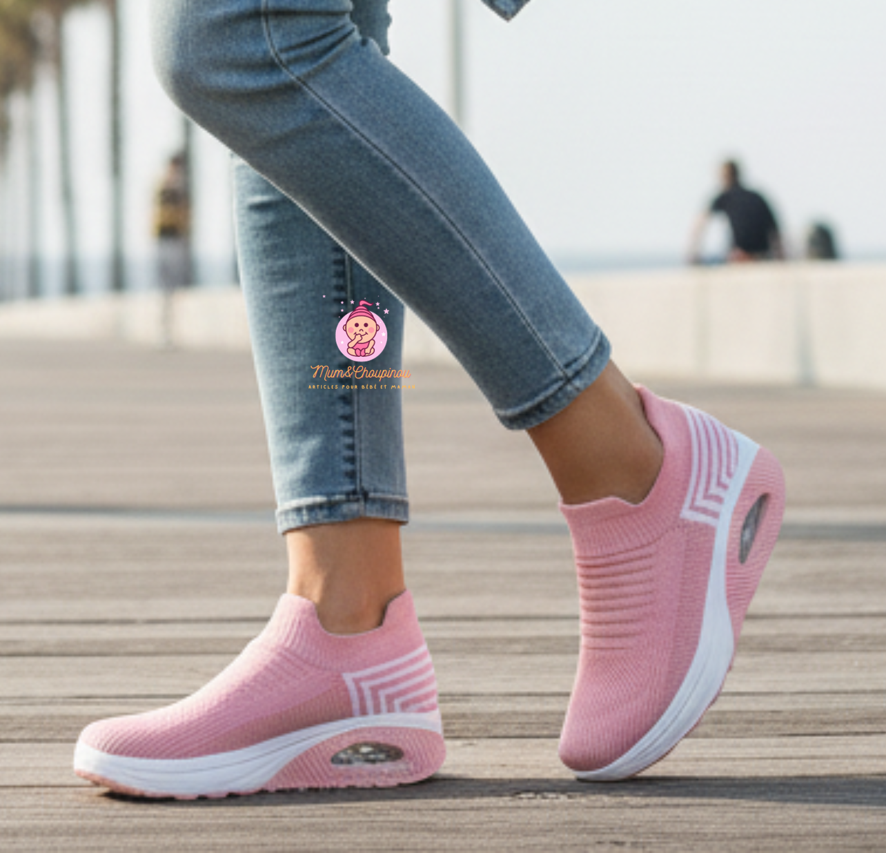 Baskets respirantes en mesh pour femme