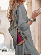 Tunique longue semi-transparente pour femme