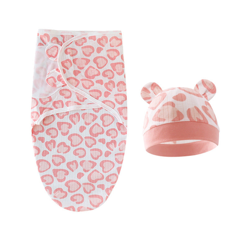 Couverture d'emmaillotage avec bonnet
