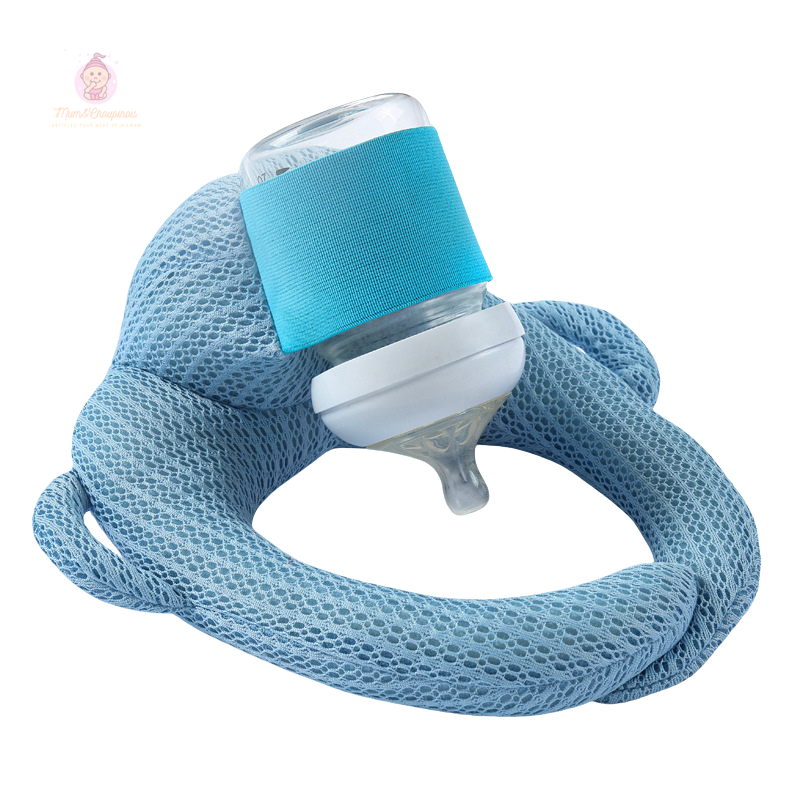 Coussin porte-biberon mains libres