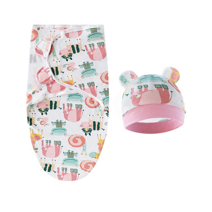Couverture d'emmaillotage avec bonnet