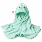 Serviette de bain douce avec cape pour bébé