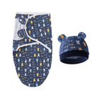 Couverture d'emmaillotage avec bonnet