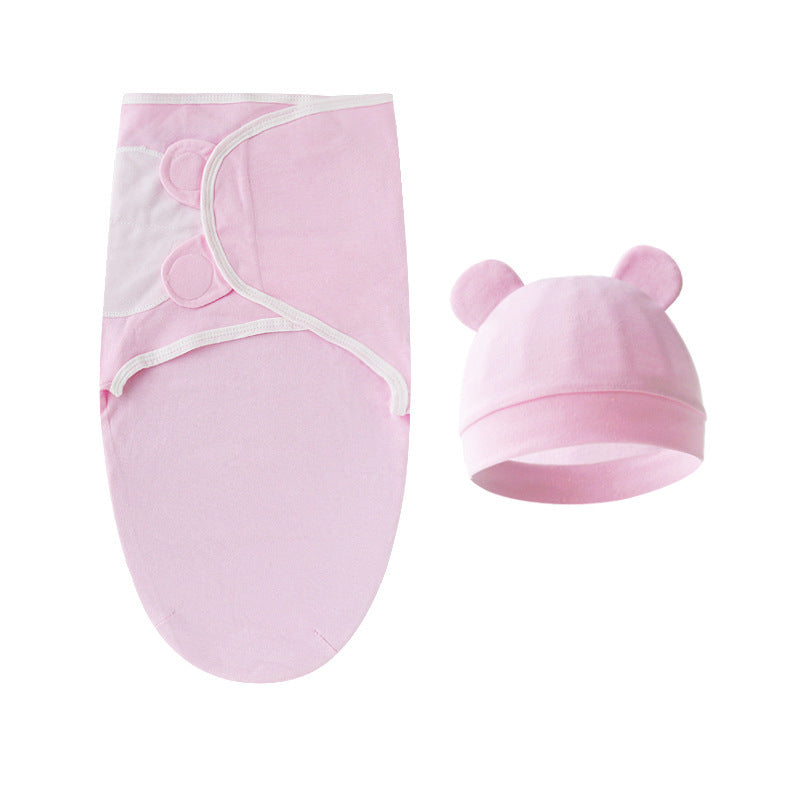 Couverture d'emmaillotage avec bonnet