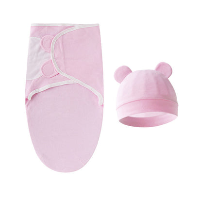 Couverture d'emmaillotage avec bonnet